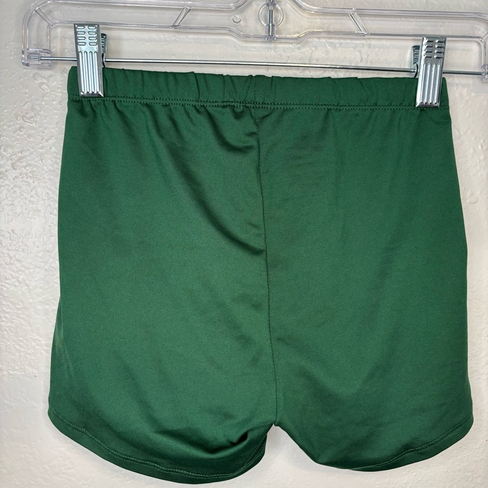 Mizuno Green Spandex‎ Volleyball Shorts Workout Sz S Small Training Sports NWOT - Picture 2 of 3
